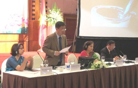Thứ trưởng Bộ Văn hóa, Thể thao và Du lịch Hồ Anh Tuấn phát biểu tại hội nghị 